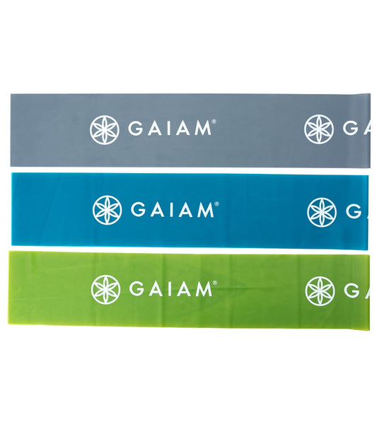 NEW Gaiam Restore Strength And Flexibility Resistance Band Kit Set - 3
