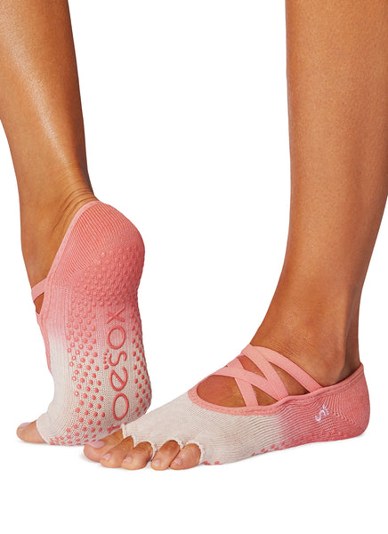 Toesox Elle Half-Toe Yoga Grip Socks at EverydayYoga.com