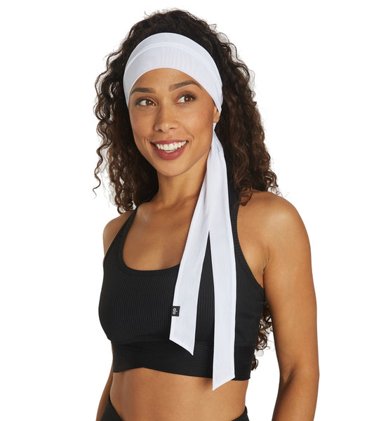 Alo Yoga Fresh Mesh Tie Headband at EverydayYoga.com