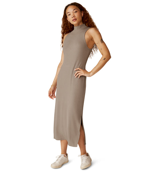 beyond yoga ease into it midi dress Beyond Yoga Bopo Ease Into It Tank Midi Dress In Black