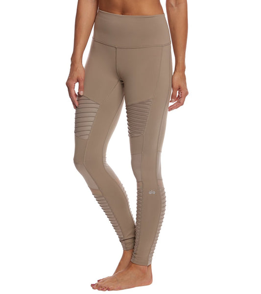 Alo Yoga High Waist Moto Yoga Leggings at YogaOutlet.com - Free