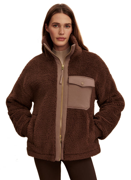 Varley Lowell Sherpa Jacket at EverydayYoga.com - Free Shipping
