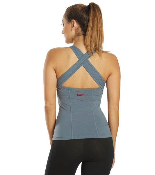 Hard Tail Open Back Support Tank Top at Free Shipping