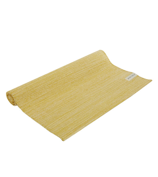 Jade Yoga Organic Cotton Hand Loomed Yoga Mat 72" at