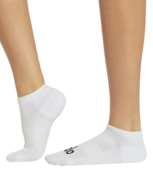 Alo Yoga®  Women's Performance Tab Socks in Athletic Heather Grey