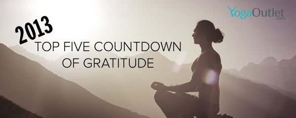 YogaOutlet's Top Five Countdown of Gratitude