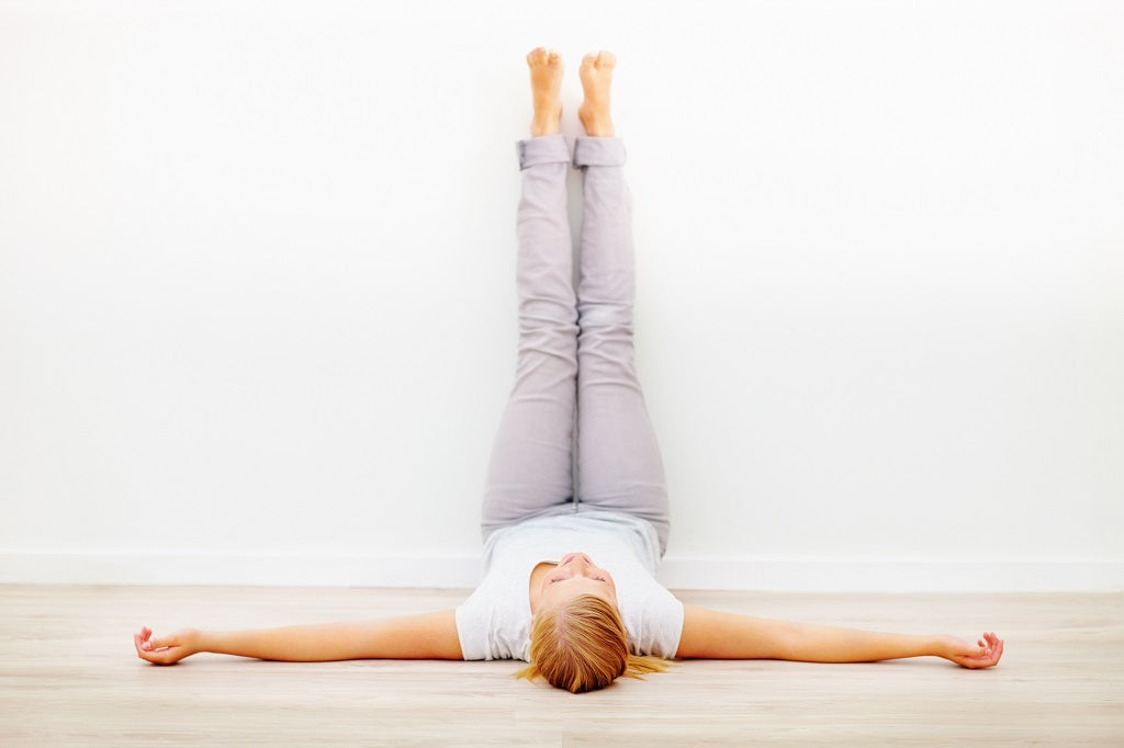 637 Legs Up Wall Pose Stock Photos, High-Res Pictures, and Images - Getty  Images