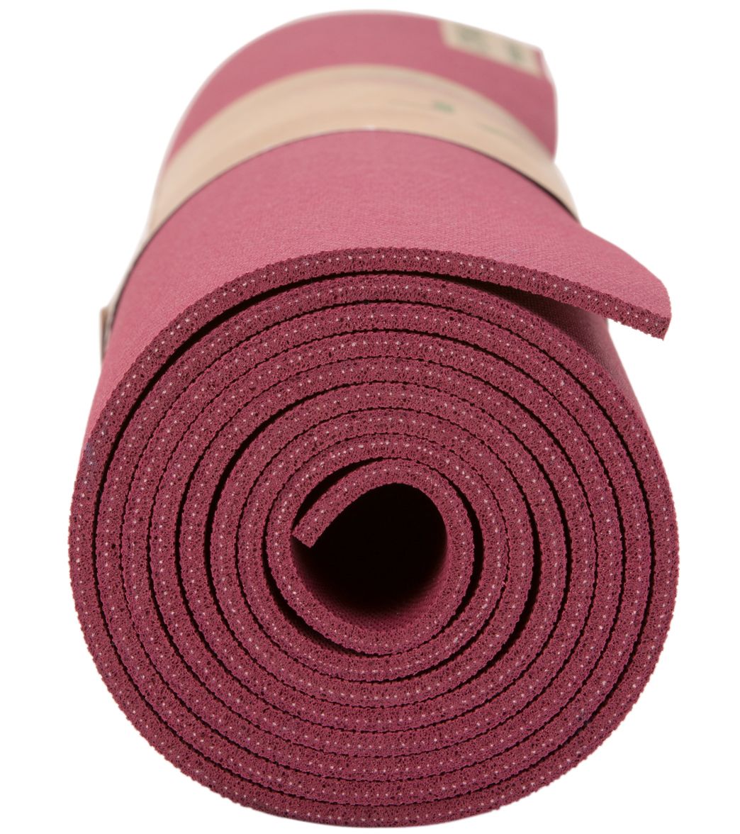 Buy Pro Fitness 5mm Thickness Natural Rubber Yoga Mat - Purple, Exercise  and yoga mats