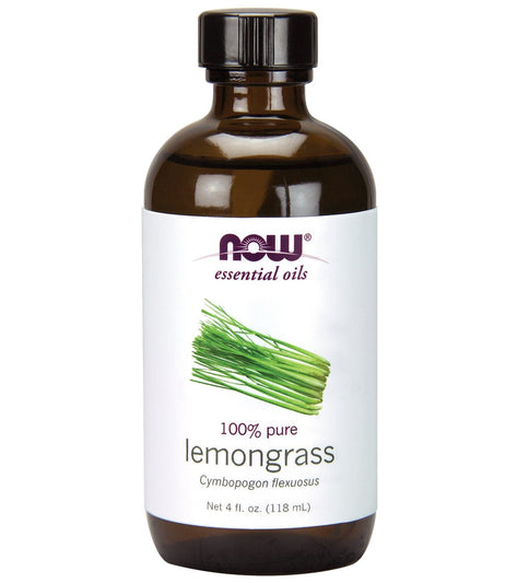 NOW 100% Pure Lemongrass Oil 4 oz