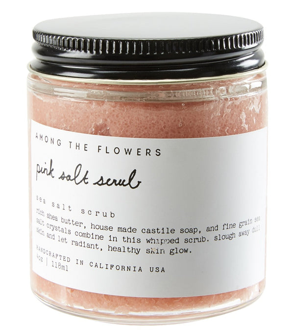 Among The Flowers Pink Sea Salt Scrub