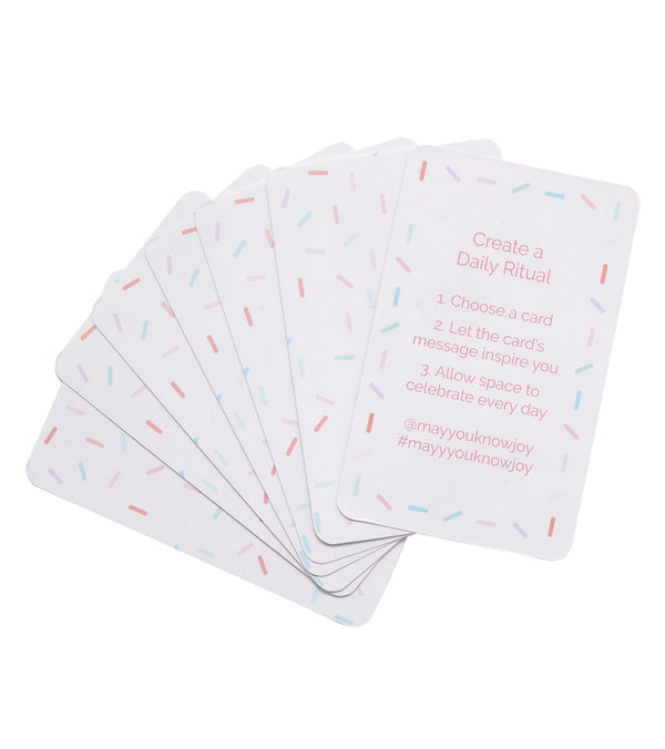 May You Know Joy Celebrating You Pep Talk Card Deck