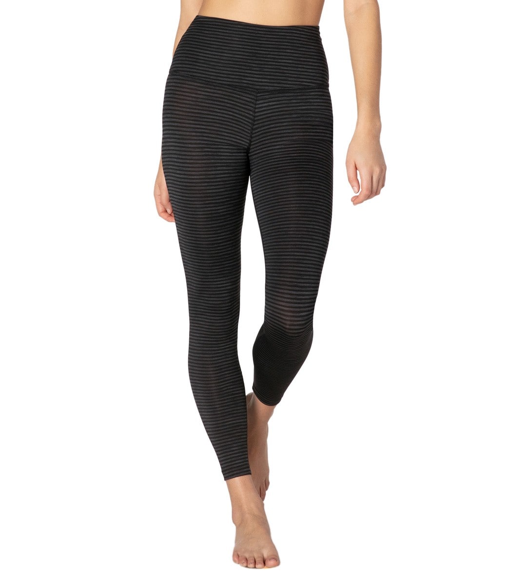 Beyond Yoga Surf Stripe High Waisted 7/8 Yoga Leggings at