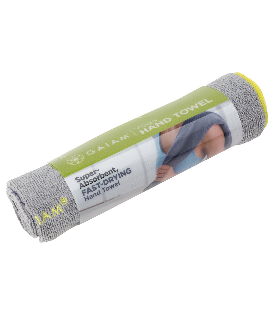 Gaiam Serviette de tapis de yoga en microfibre pour yoga Gaiam Serviette de tapis de yoga en microfibre pour yoga
