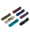 Everyday Yoga 8 Foot Yoga Straps in various colors, including turquoise, are ideal for enhancing flexibility and achieving deeper stretches. These durable yoga straps feature a metal D-ring buckle for secure adjustments, making them perfect for yoga practitioners of all levels.