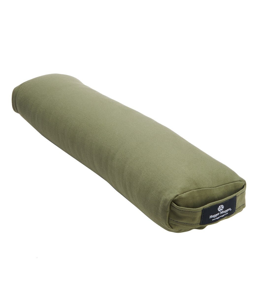 Hugger Mugger ヨガ　ボルスター オリーブ Hugger Mugger Pranayama Solid Yoga Bolster at EverydayYoga.com