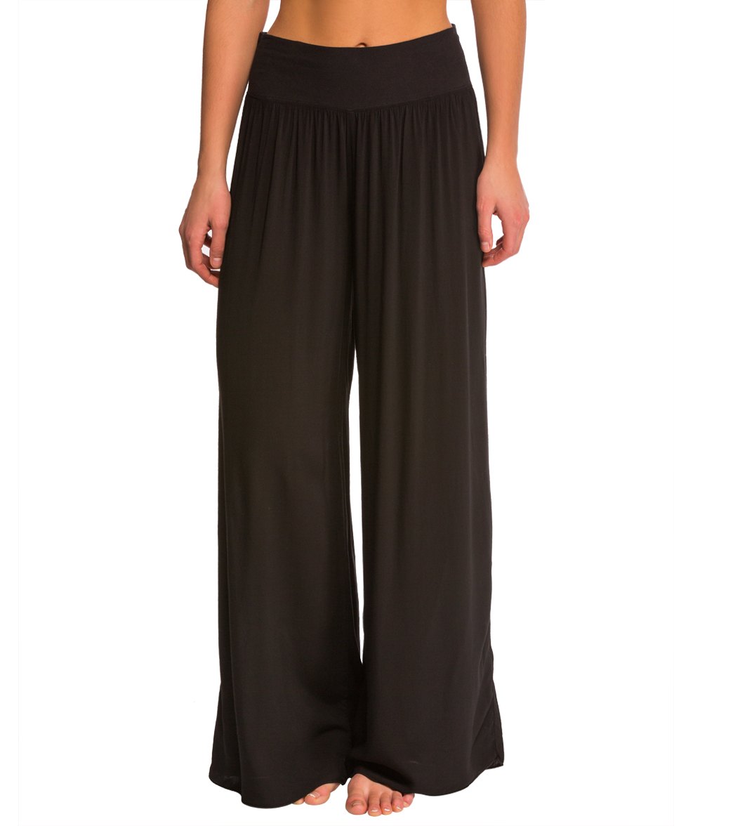 Hard Tail Flat Waist Wide Leg Yoga Pants at EverydayYoga Free Shipping