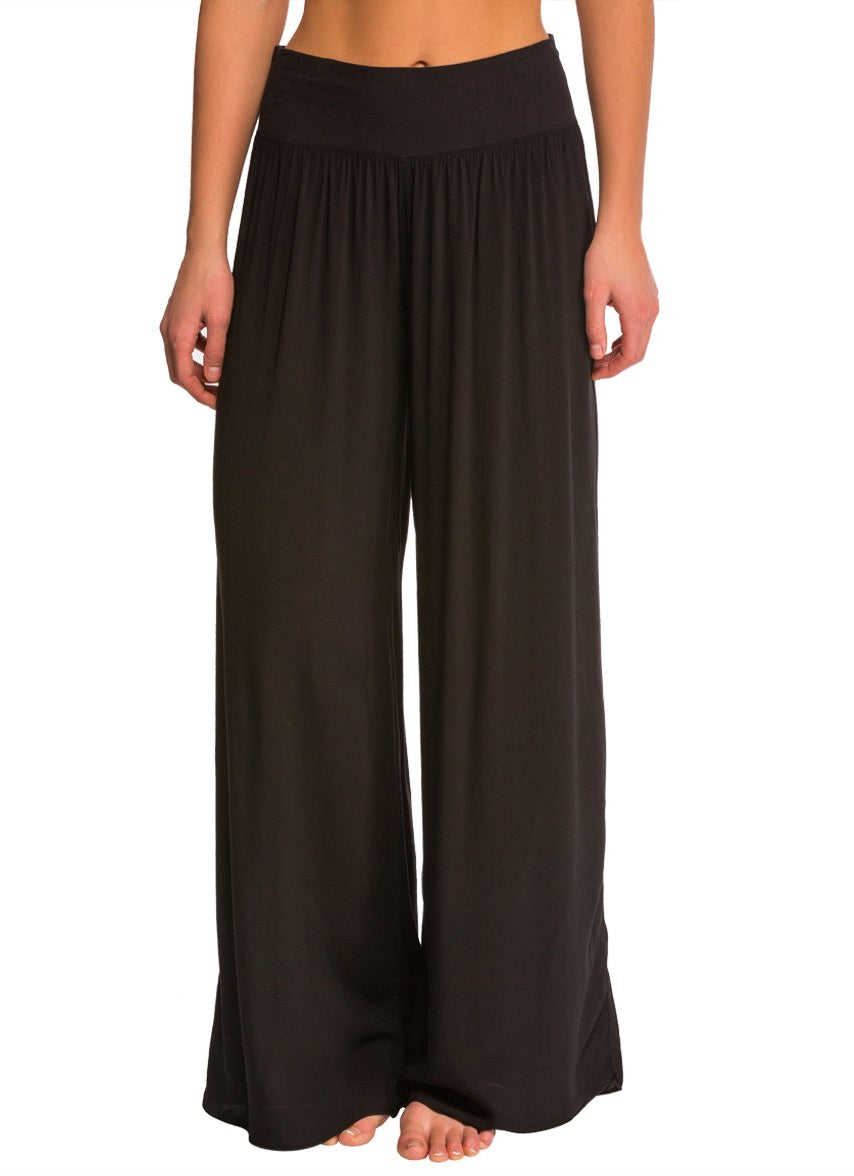 Hard Tail Flat Waist Wide Leg Yoga Pants at - Main Image