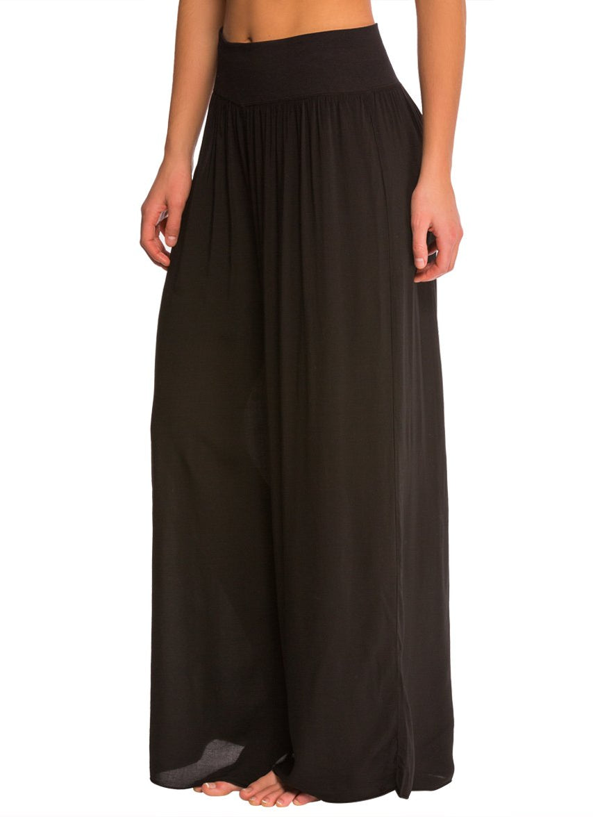 Hard Tail Flat Waist Wide Leg Yoga Pants at