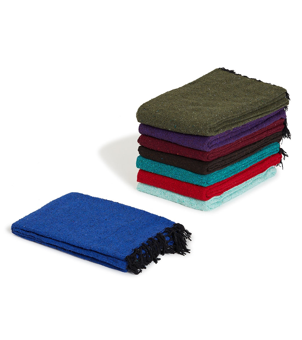 Solid color yoga blankets deals