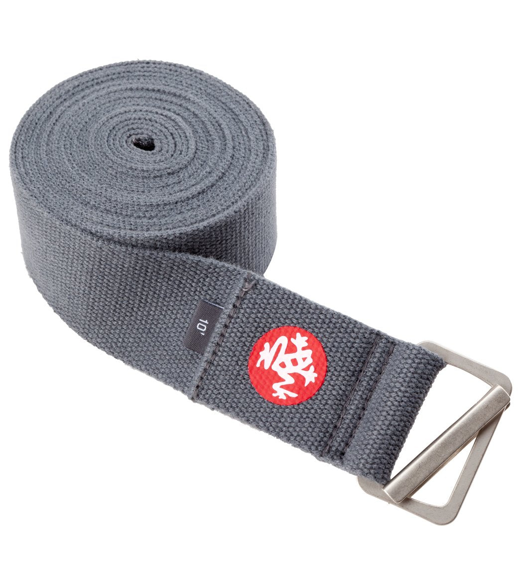 Sangle De Yoga Manduka Align – Coton Non Blanchi, Boucle En Zinc, Sans Glissement, Inspirée De B.K.S. Iyengar