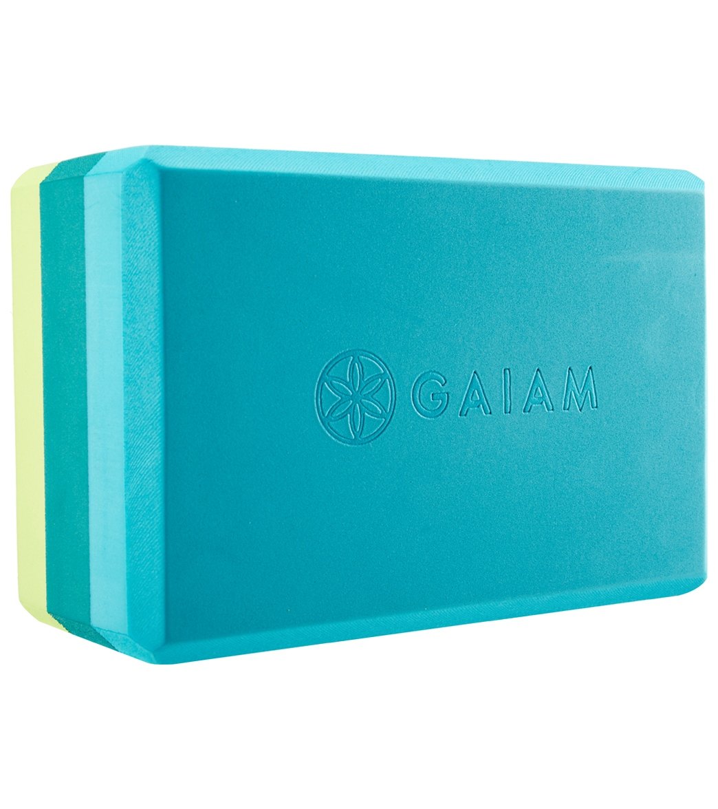 Gaiam Tri Color Yoga Block at EverydayYoga.com