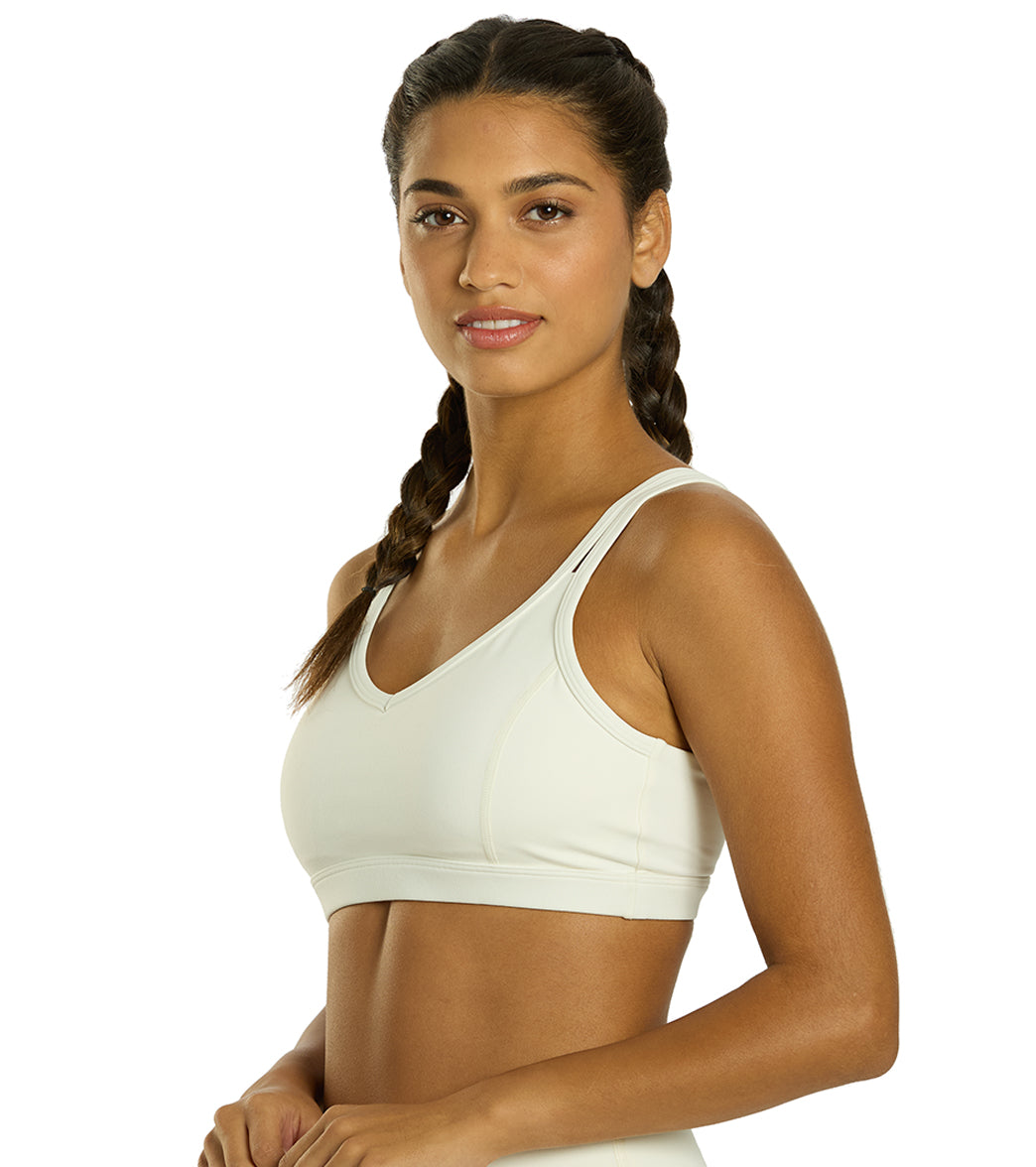 Everyday Yoga Radiant Strappy Back Sports Bra at YogaOutlet.com