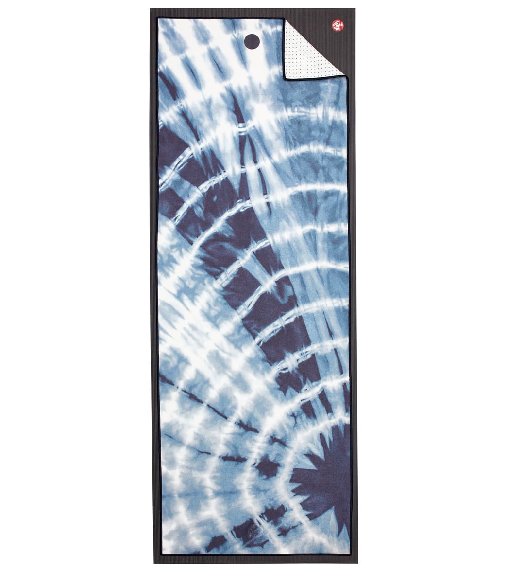 Serviette de yoga eQua camo tie dye blues Manduka