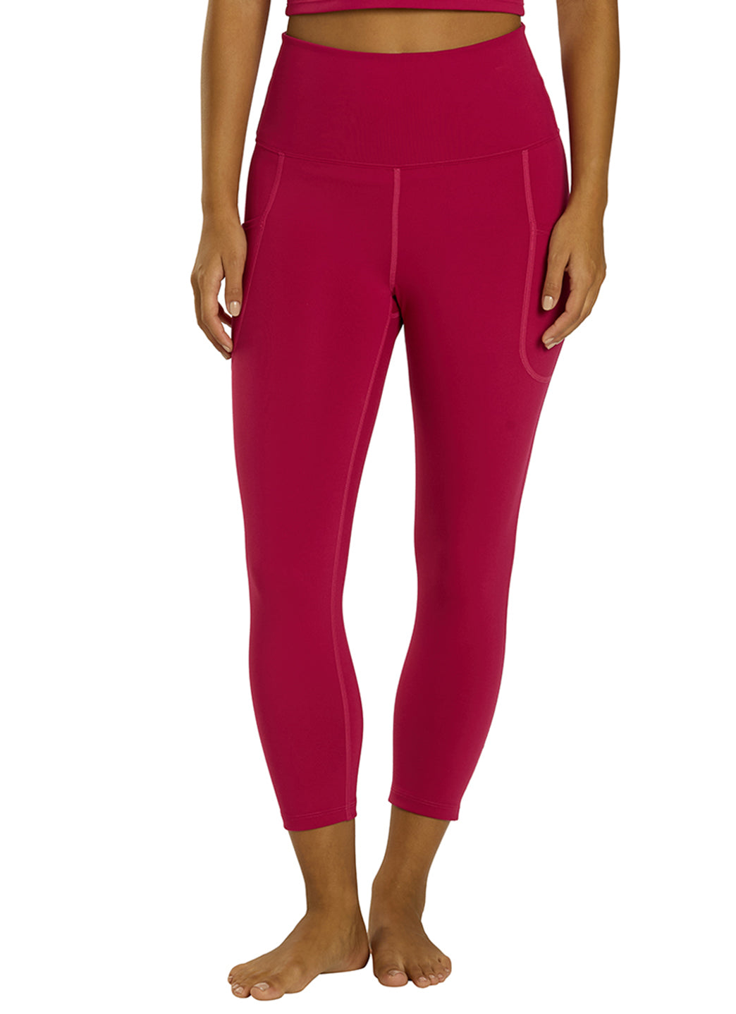Everyday Yoga High Waisted Go-To Pocket Capri at YogaOutlet.com