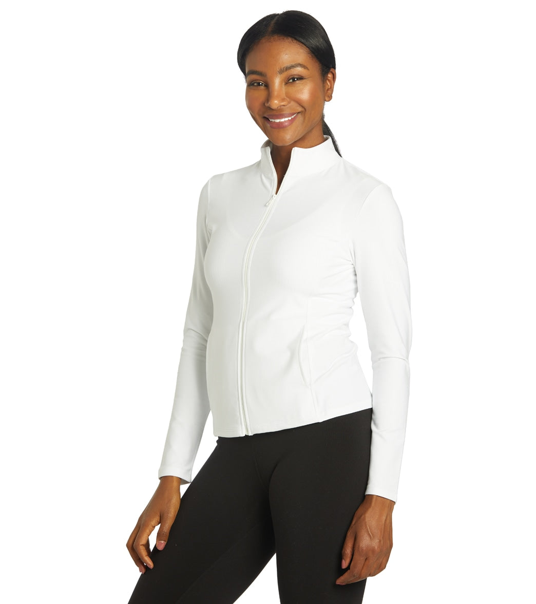 Beyond Yoga Spacedye On The Go Mock Neck Jacket at EverydayYoga