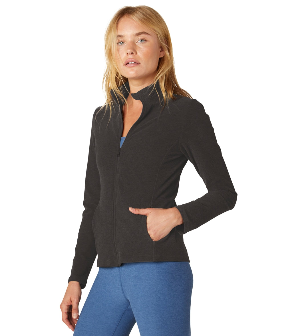送料無料Beyond Yoga Ruffle Jacket (Black, X-Small)並行輸入