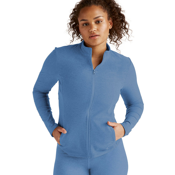 Beyond Yoga Spacedye On The Go Mock Neck Jacket at EverydayYoga