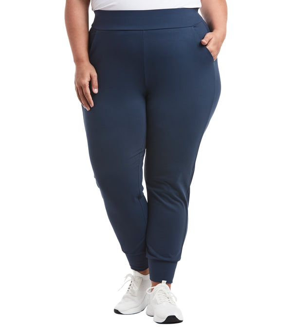 Public Rec Women's Yoga Joggers & Sweatpants in Vintage Navy are designed for comfort and flexibility during yoga sessions. These joggers feature a high-quality fabric blend, offering a sleek fit and functional style. Ideal for both workouts and casual wear, they provide