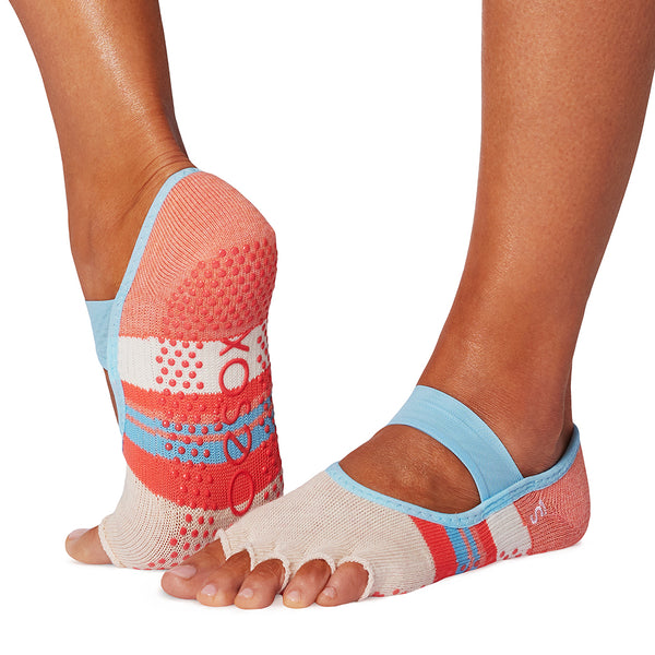 トップス THE TOE Evriopis Docking Tops Toesox Mia Grip Half Toe Socks at EverydayYoga.com