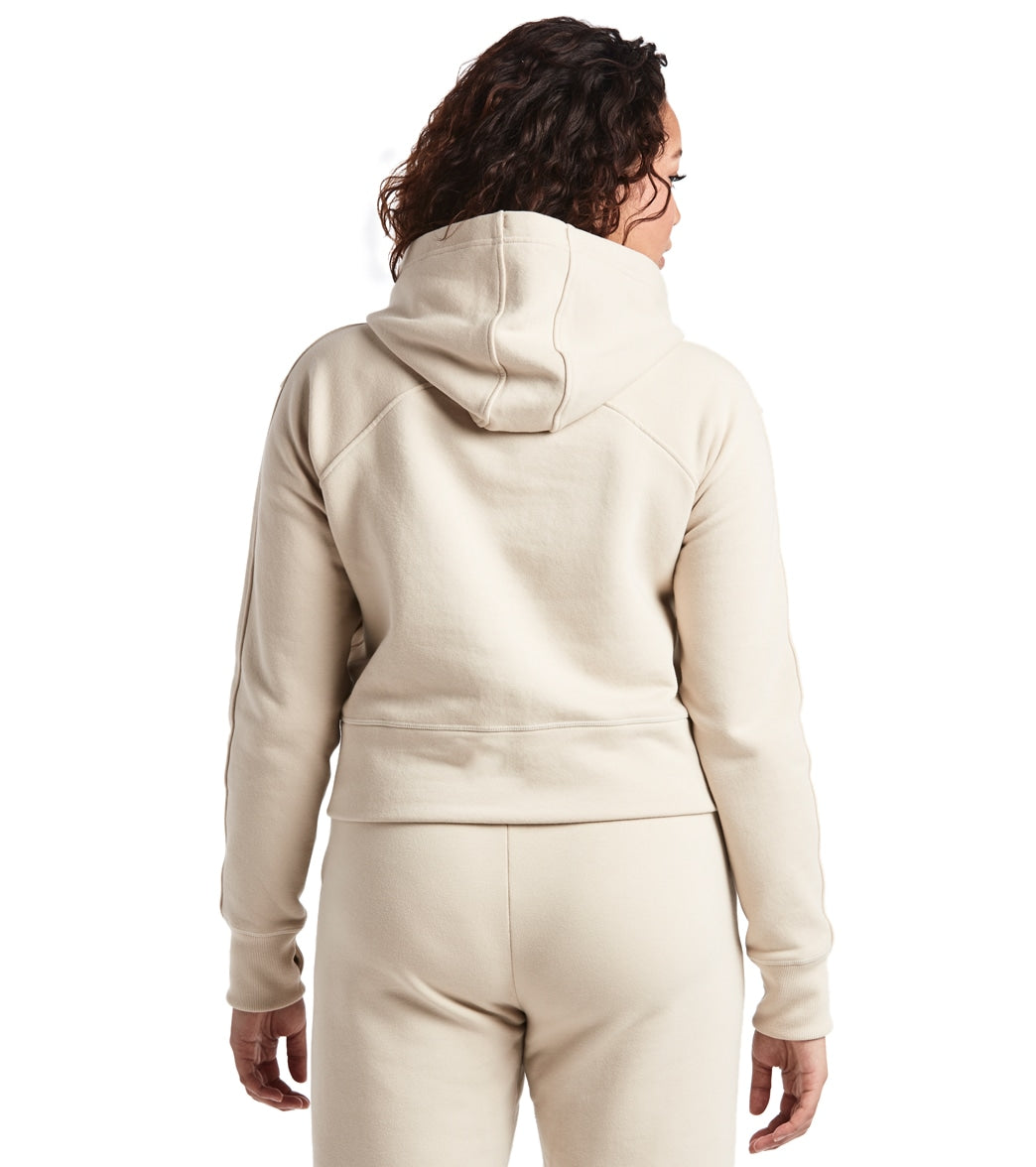 Public Rec Luxe Fleece Cropped Hoodie at EverydayYoga.com