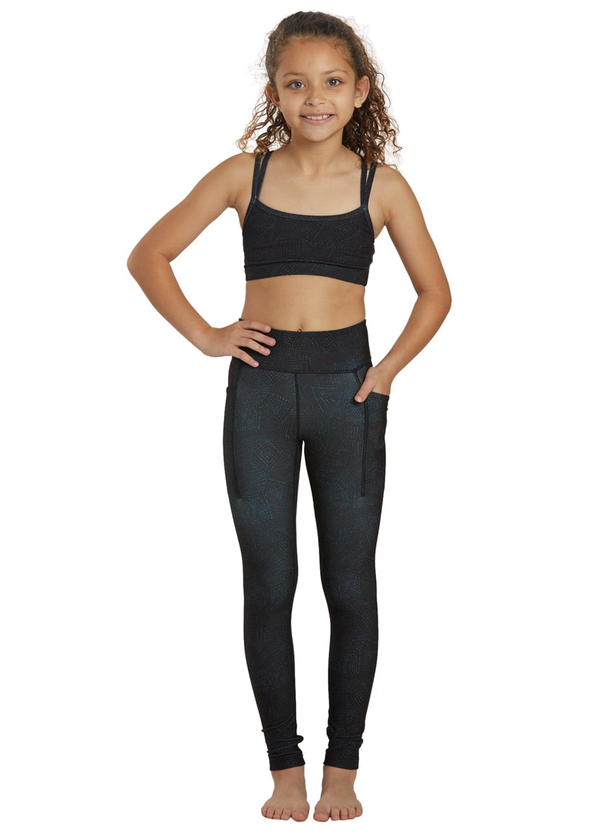 Everyday Yoga Girls Uphold Tribe High Waisted Leggings With