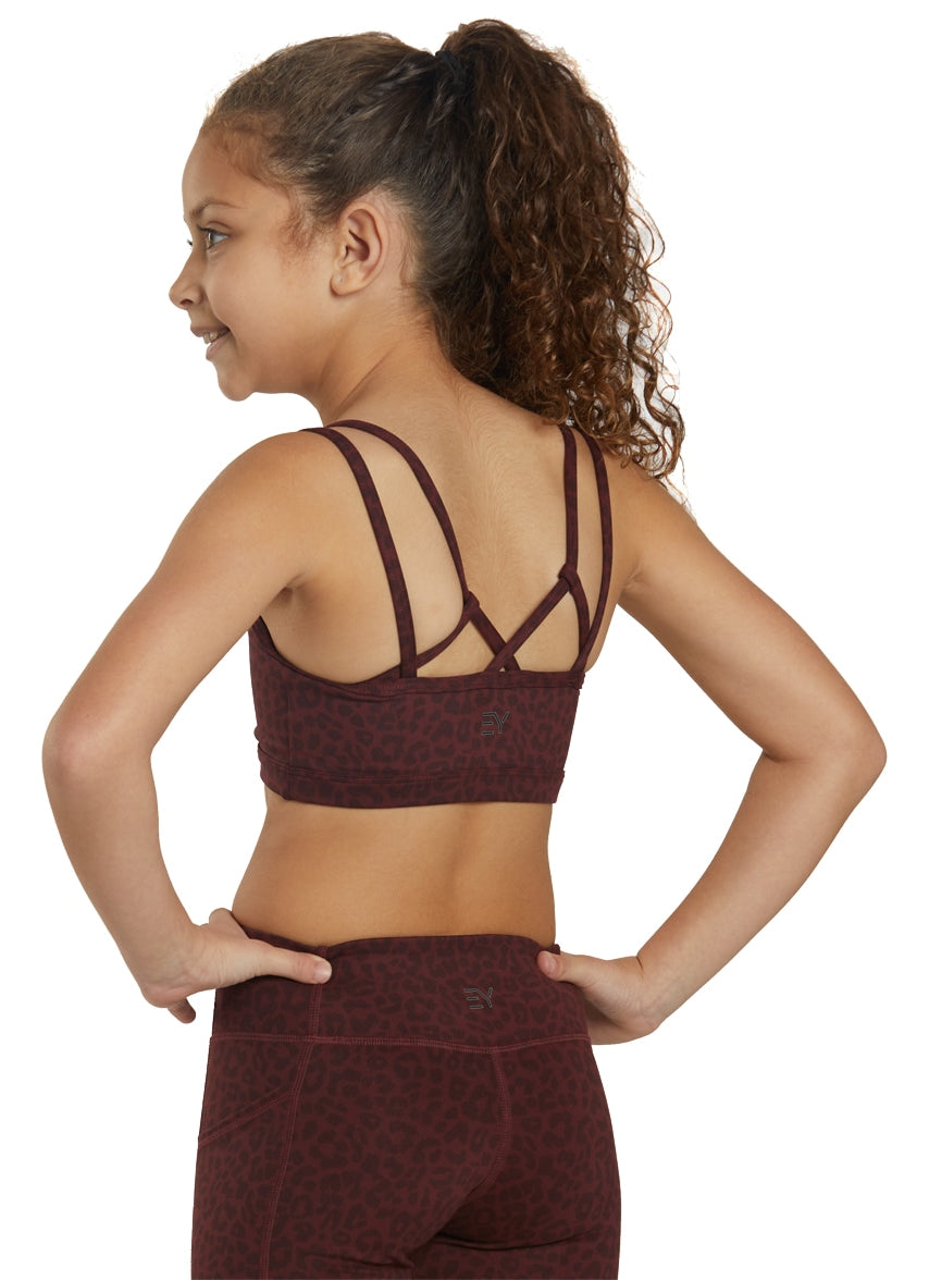 Everyday Yoga Girl Wholesome Cheetah Sports Bra