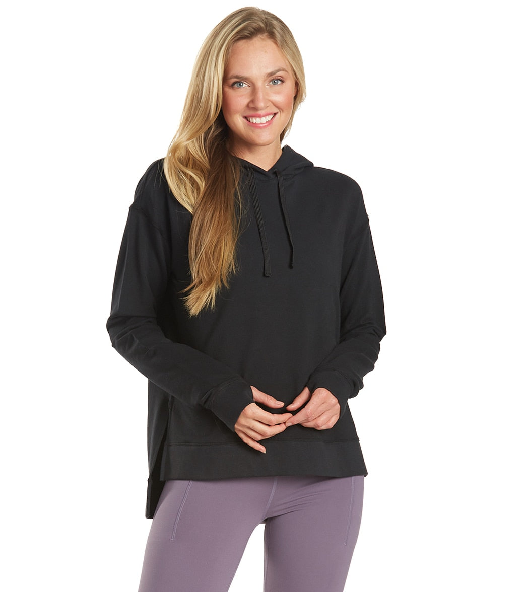 Everyday Yoga Diverse Solid Hi Low Hooded Sweatshirt at YogaOutlet Free Shipping EverydayYoga