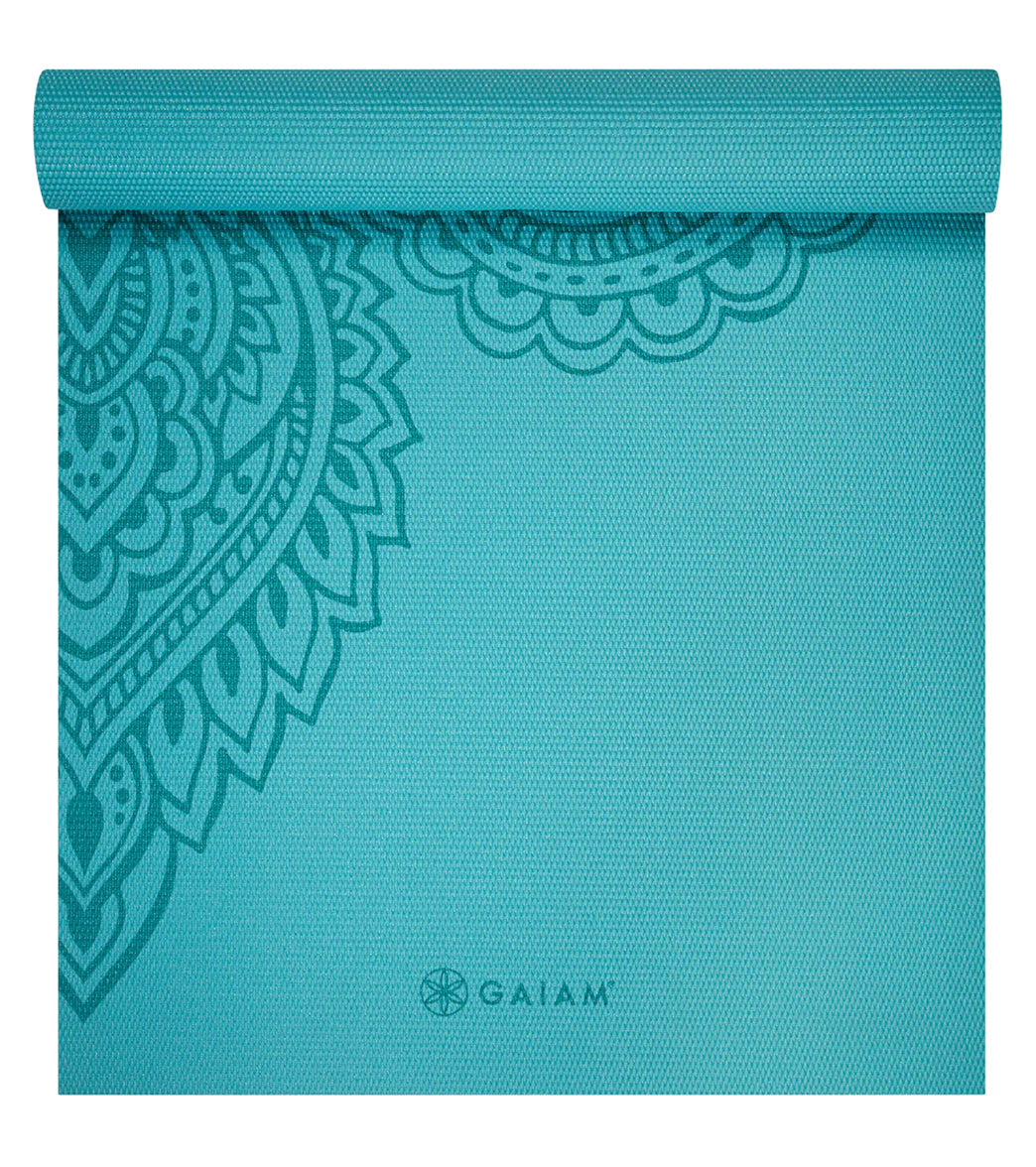 Gaiam 5mm Printed Yoga Mat at EverydayYoga.com