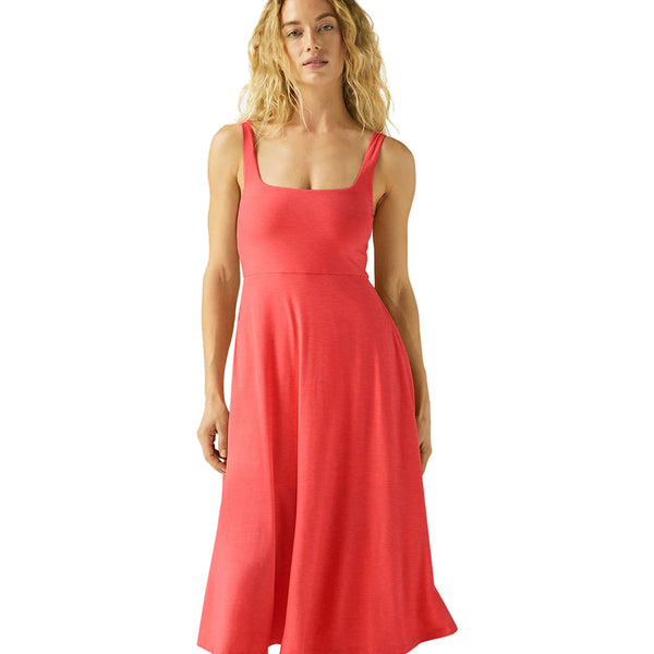 Beyond Yoga Featherweight At The Ready Square Neck Dress