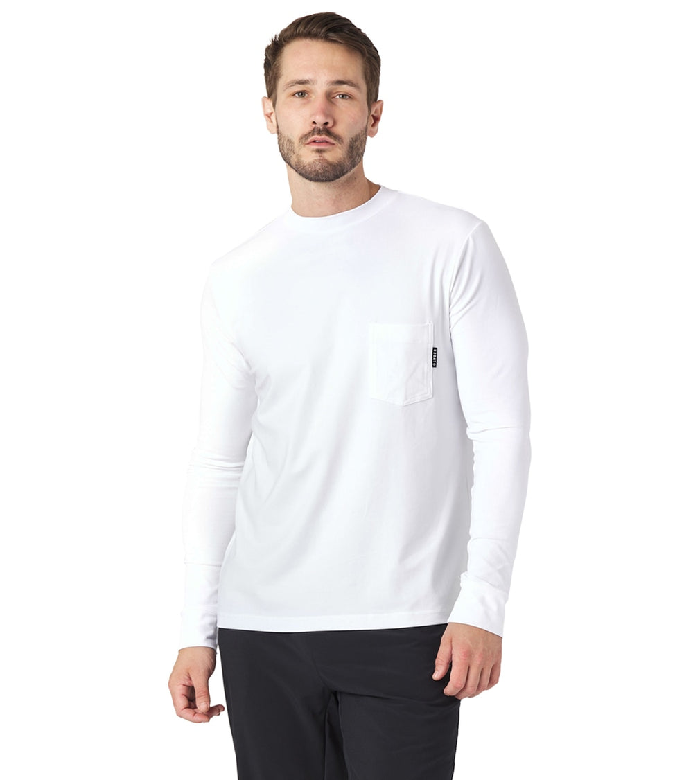 Alo Men's Balance Long Sleeve Yoga Tee at YogaOutlet.com