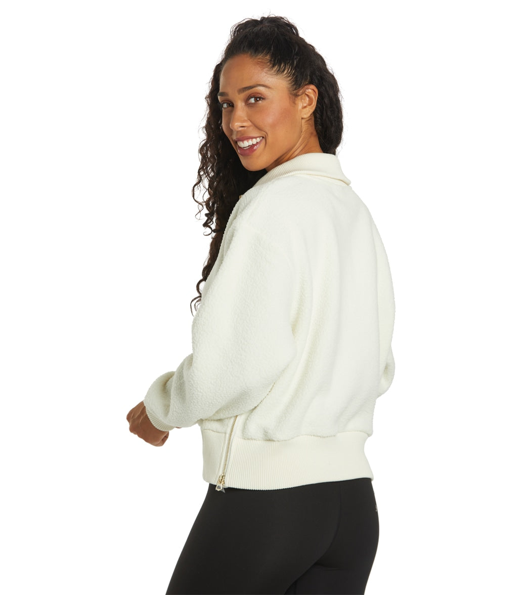 Varley Roselle Half Zip Fleece Pullover at YogaOutlet.com - Free