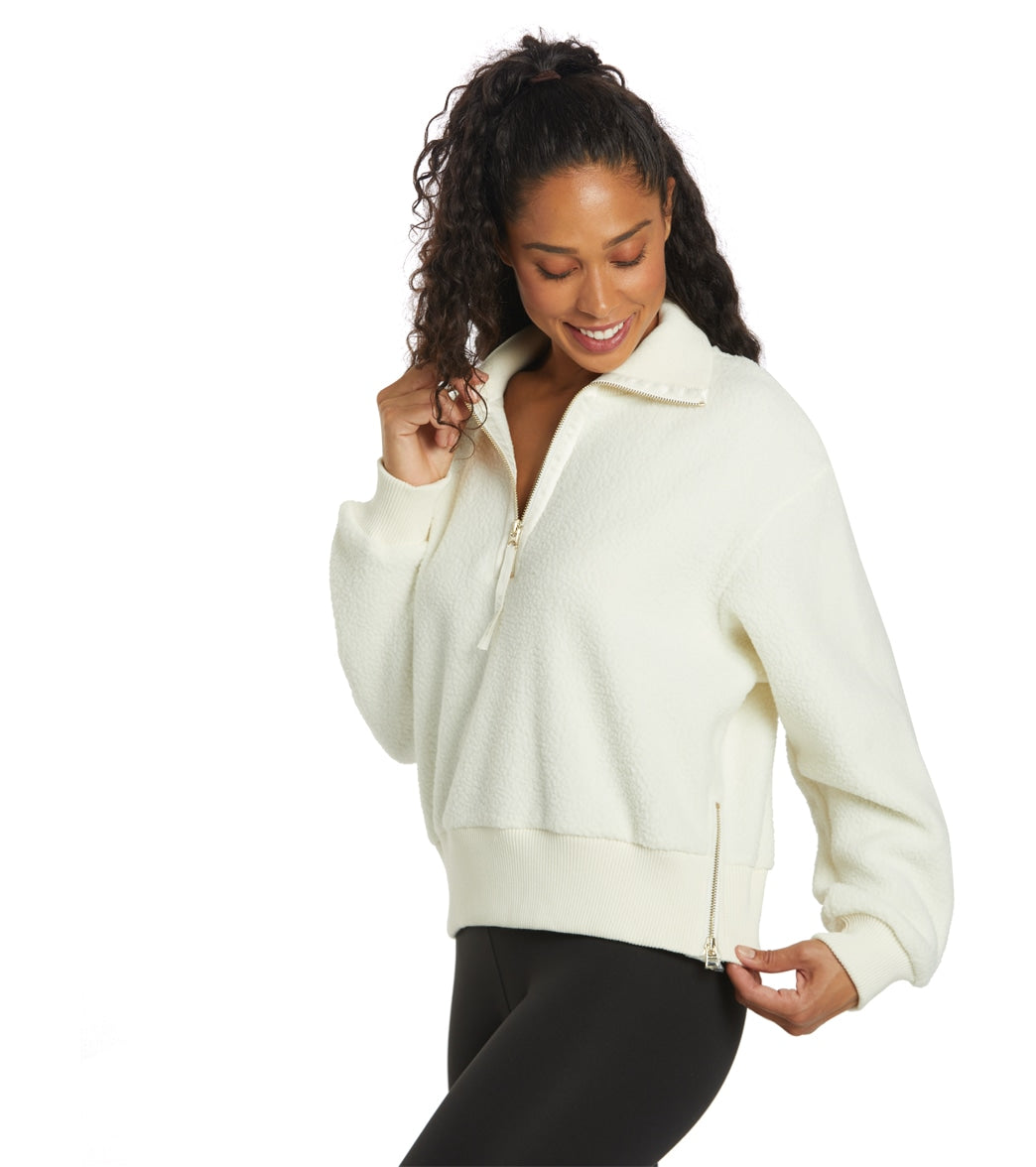 Varley Roselle Half Zip Fleece Pullover at YogaOutlet.com - Free
