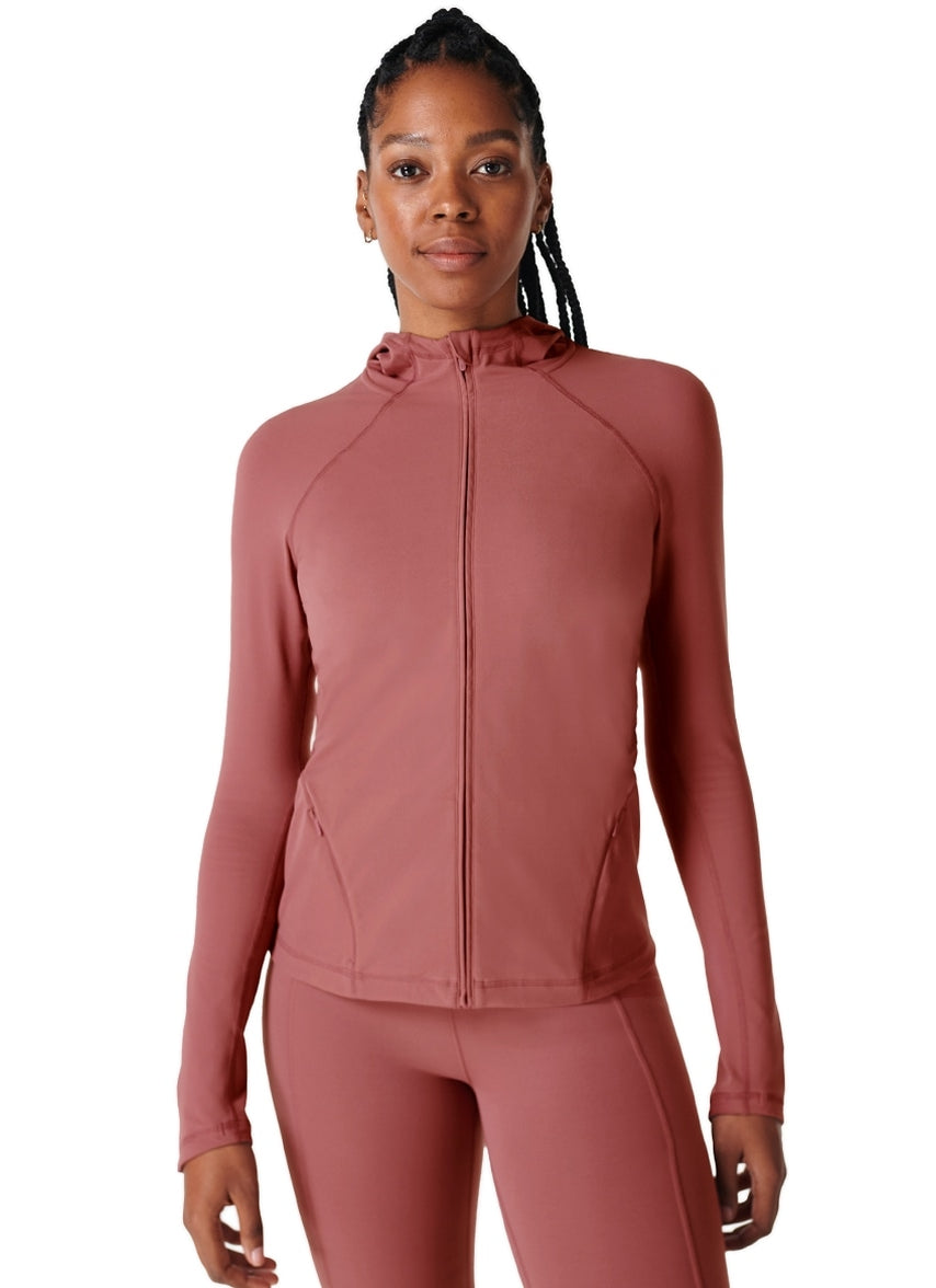 Sweaty Betty Super Soft Workout Zip Through Hoodie at EverydayYoga