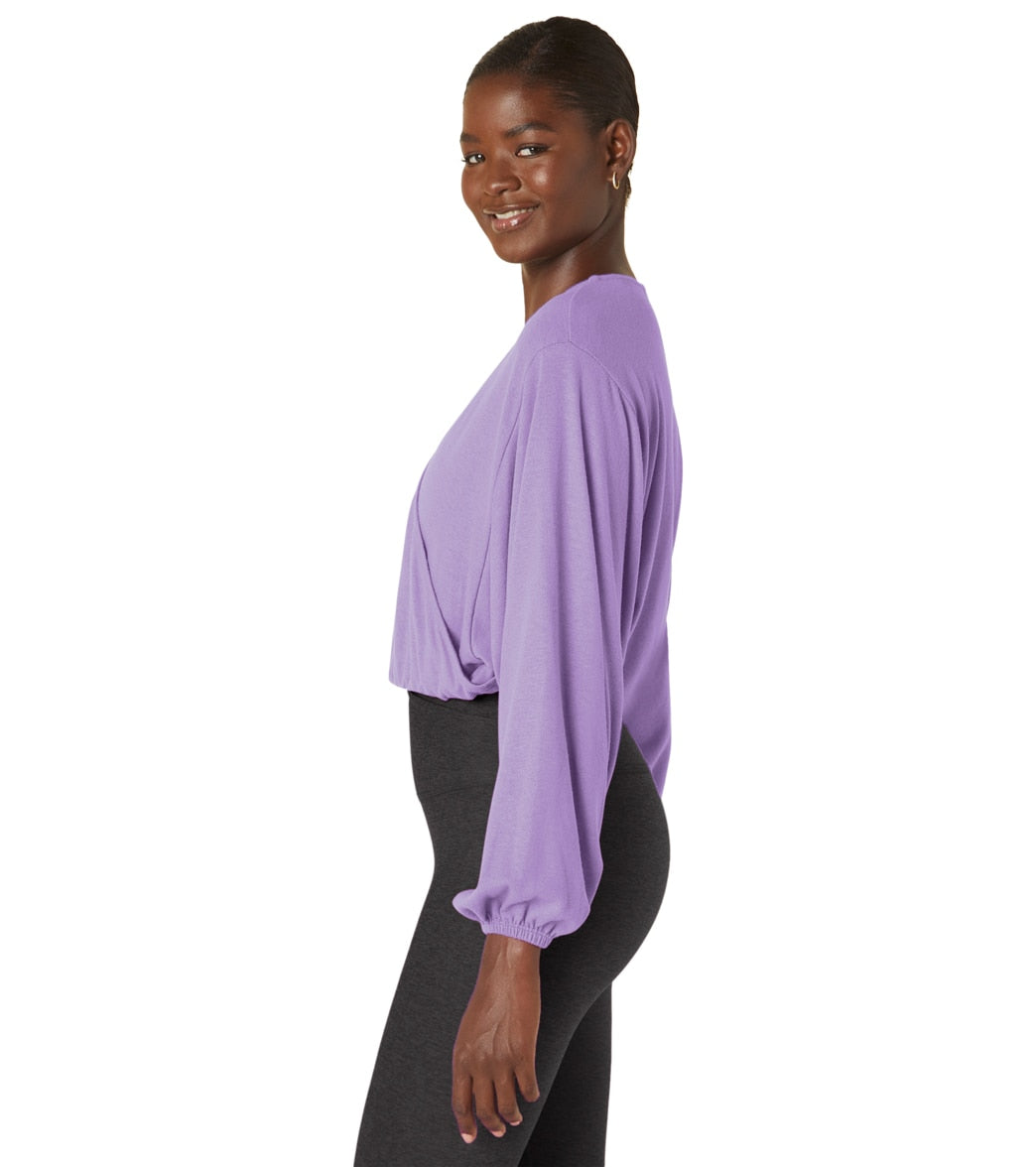 Beyond Yoga Wrapped Up Pullover at EverydayYoga.com - Free Shipping