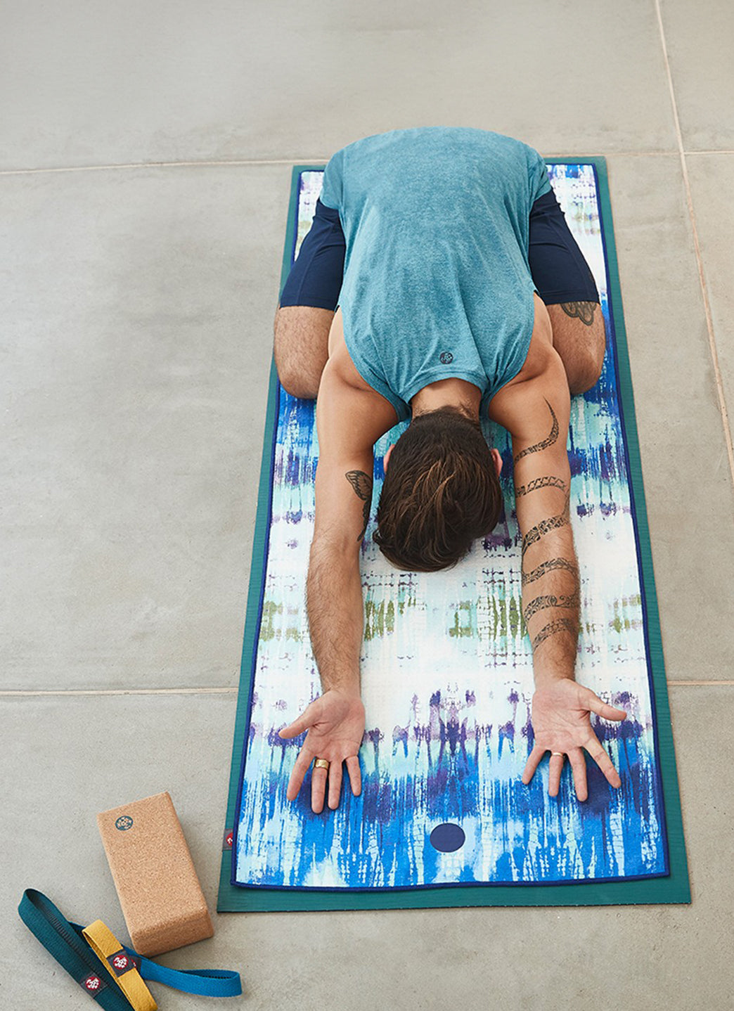 Manduka Yogitoes+ Repreve® Yoga Mat Towel, 71