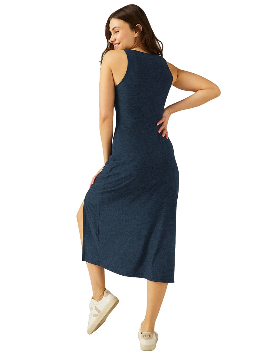 open lace back dress Beyond Yoga Featherweight Getaway Dress