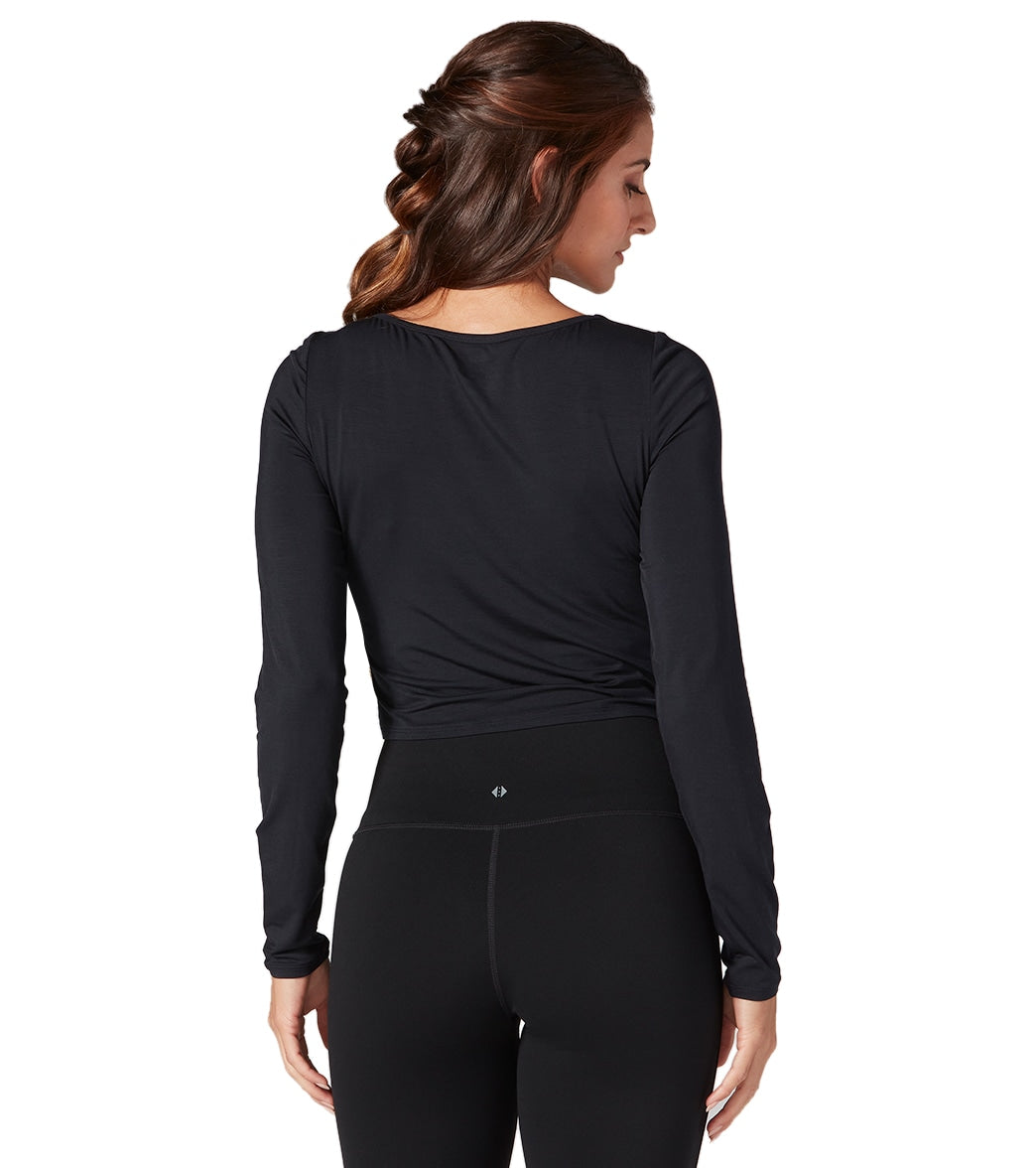 Tavi Form Cropped Long Sleeve at EverydayYoga.com - Free Shipping