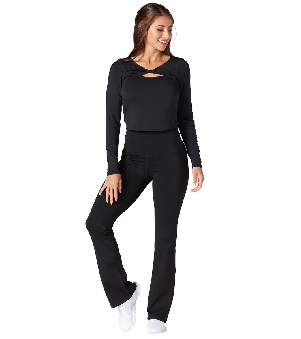 Tavi Form Cropped Long Sleeve at EverydayYoga.com - Free Shipping