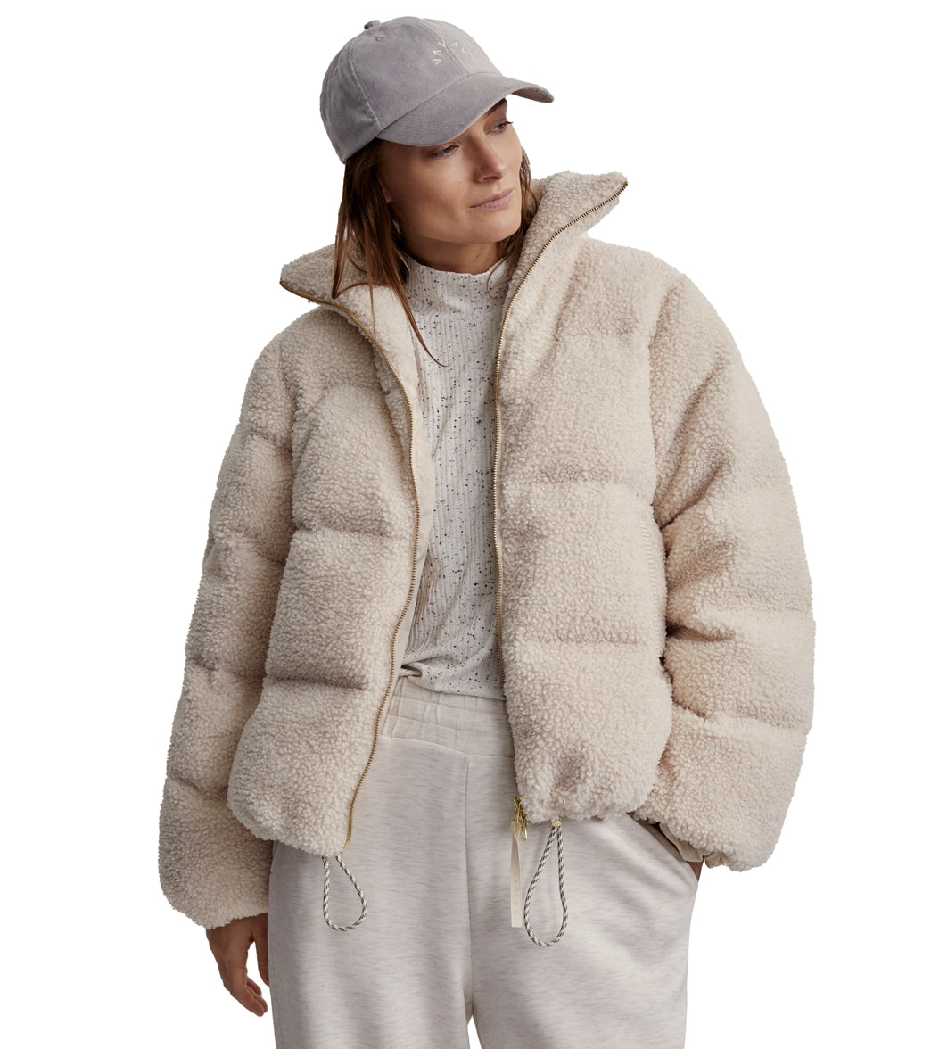 Varley Wilkins Sherpa Puffer Jacket at EverydayYoga.com - Free