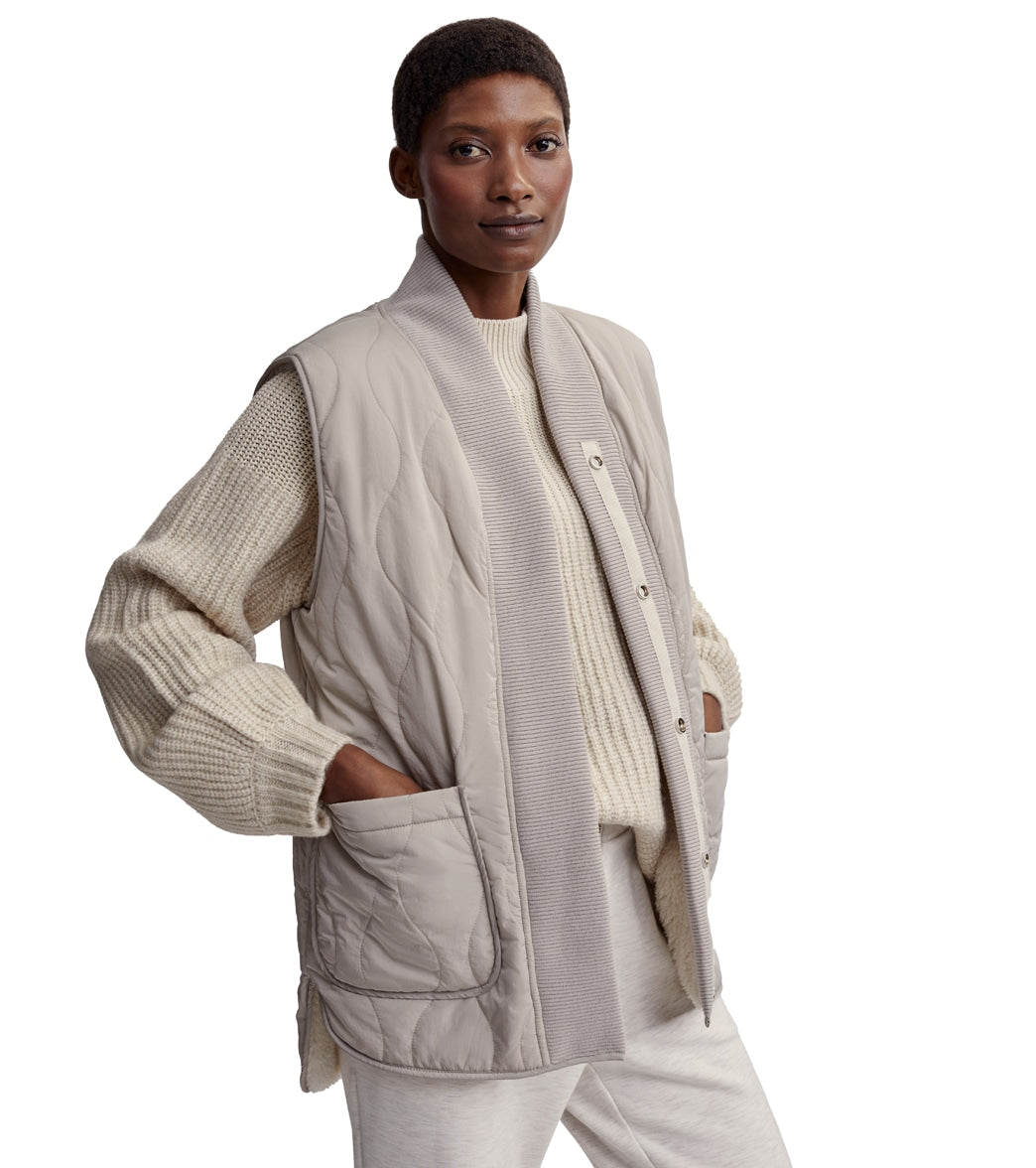 Varley Covey Reversible Quilt Gilet at EverydayYoga.com - Free